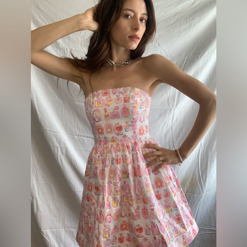 Perfume Print Lily Pulizter Dress